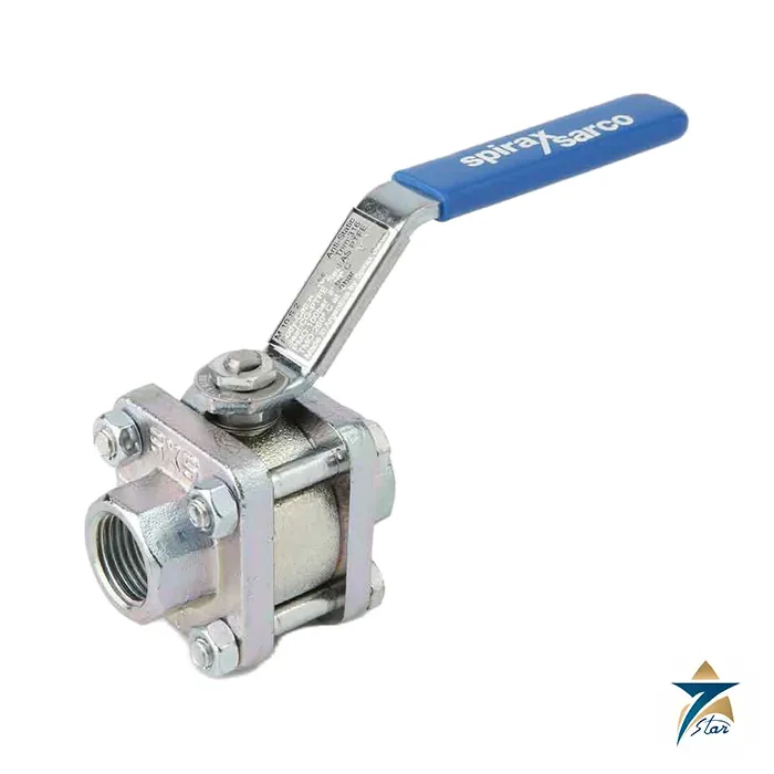 spirax-sarco-m10s Spirax Sarco M10S three-piece body ball valve with lever