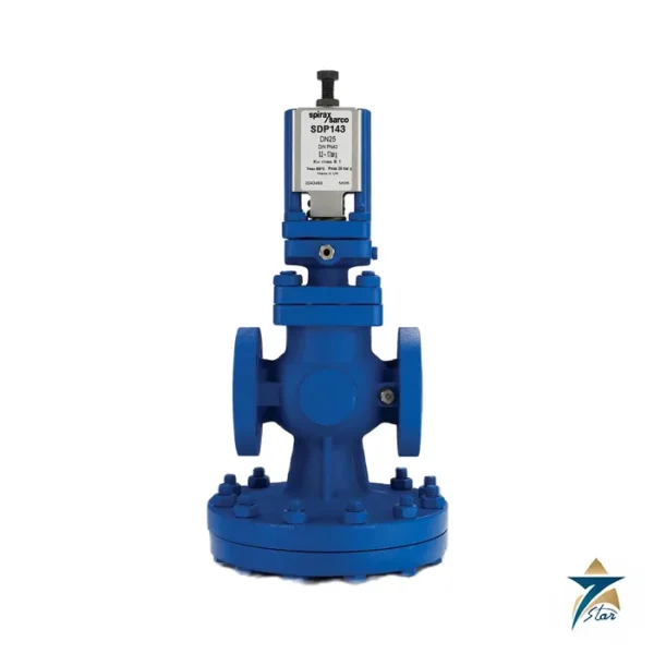 Spirax Sarco SDP143 pilot operated pressure surplussing valve