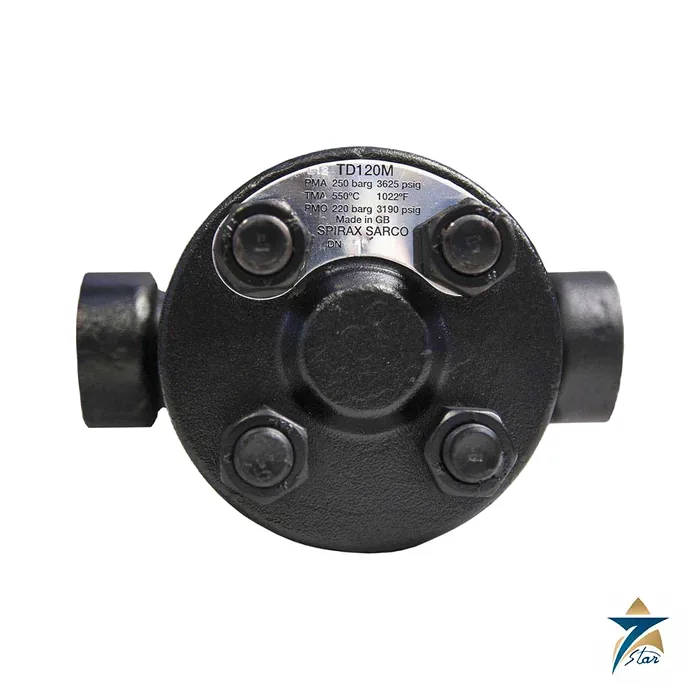 spirax-sarco-td120m Spirax Sarco TD120M high pressure thermodynamic steam trap, top view