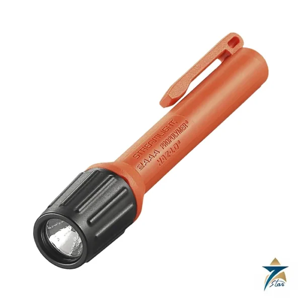 Streamlight 2AAA ProPolymer HAZ-LO ATEX orange flashlight