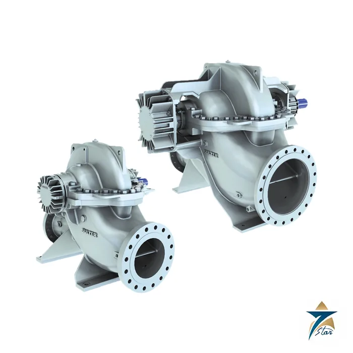 sulzer-smd Sulzer SMD axially split casing double-suction pumps, standard and configured