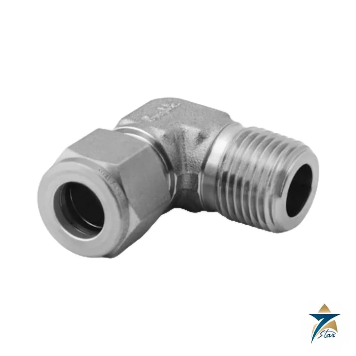 Swagelok SS-810-2-8 Male Elbow, 1/2 in. Tube x 1/2 in. MNPT Swagelok SS-810-2-8 316 stainless steel 90 degree male elbow, 1/2 in. tube x 1/2 in. male NPT