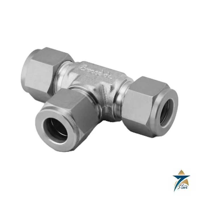 Swagelok SS-810-3 Union Tee, 1/2 in. Tube OD Swagelok SS-810-3 316 stainless steel union tee for 1/2 in. tube