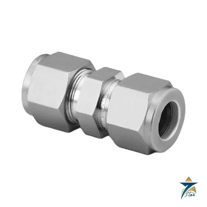 Swagelok SS-810-6 316 stainless steel straight union for 1/2 in. tube