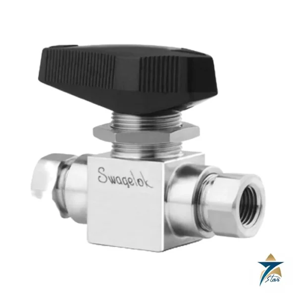 Swagelok SS-83KF4 316 stainless steel 83 series trunnion ball valve, 1/4 in. female NPT