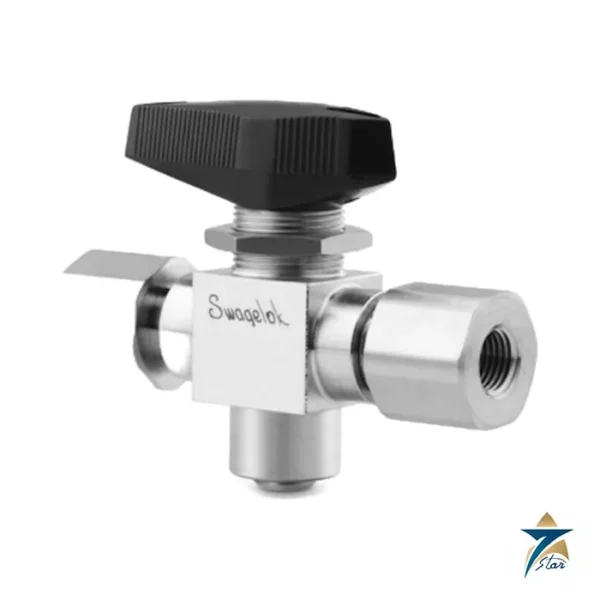 Swagelok SS-H83PF4 316 stainless steel H83 series high-pressure ball valve, 1/4 in. female NPT