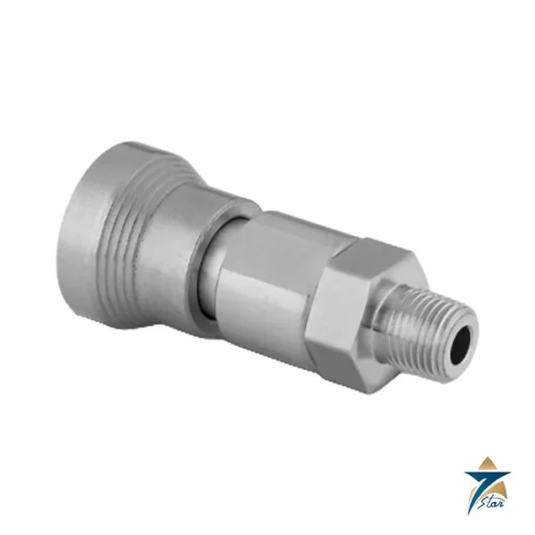Swagelok SS-QC4-B-2PM QC4 stainless steel instrumentation quick-connect body, 1/8 in. male NPT