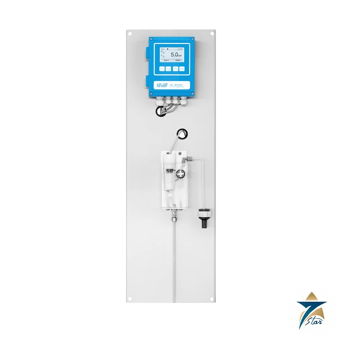 swan-ami-oxytrace Swan AMI Oxytrace dissolved oxygen analyzer on stainless steel panel