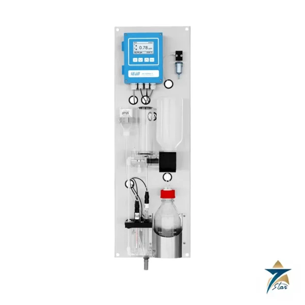 Swan AMI Sodium P sodium analyzer on stainless steel panel