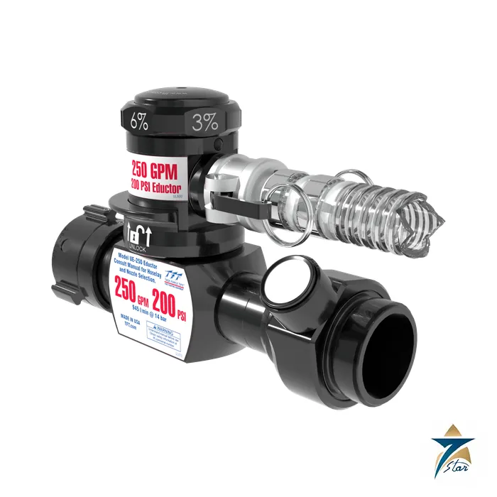 Task Force Tips UE-250-NJ 250 gpm in-line foam eductor, 350 Series, 2.5 in NH
