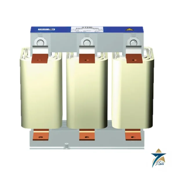 TDK B86301U three-phase dv/dt output reactor with busbar terminals (family photo of the 180 A to 1500 A busbar types)