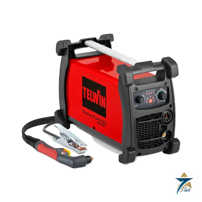 Telwin Technology Plasma 60 XT plasma cutter with PH torch and earth clamp Telwin Technology Plasma 60 XT plasma cutter with PH torch and earth clamp