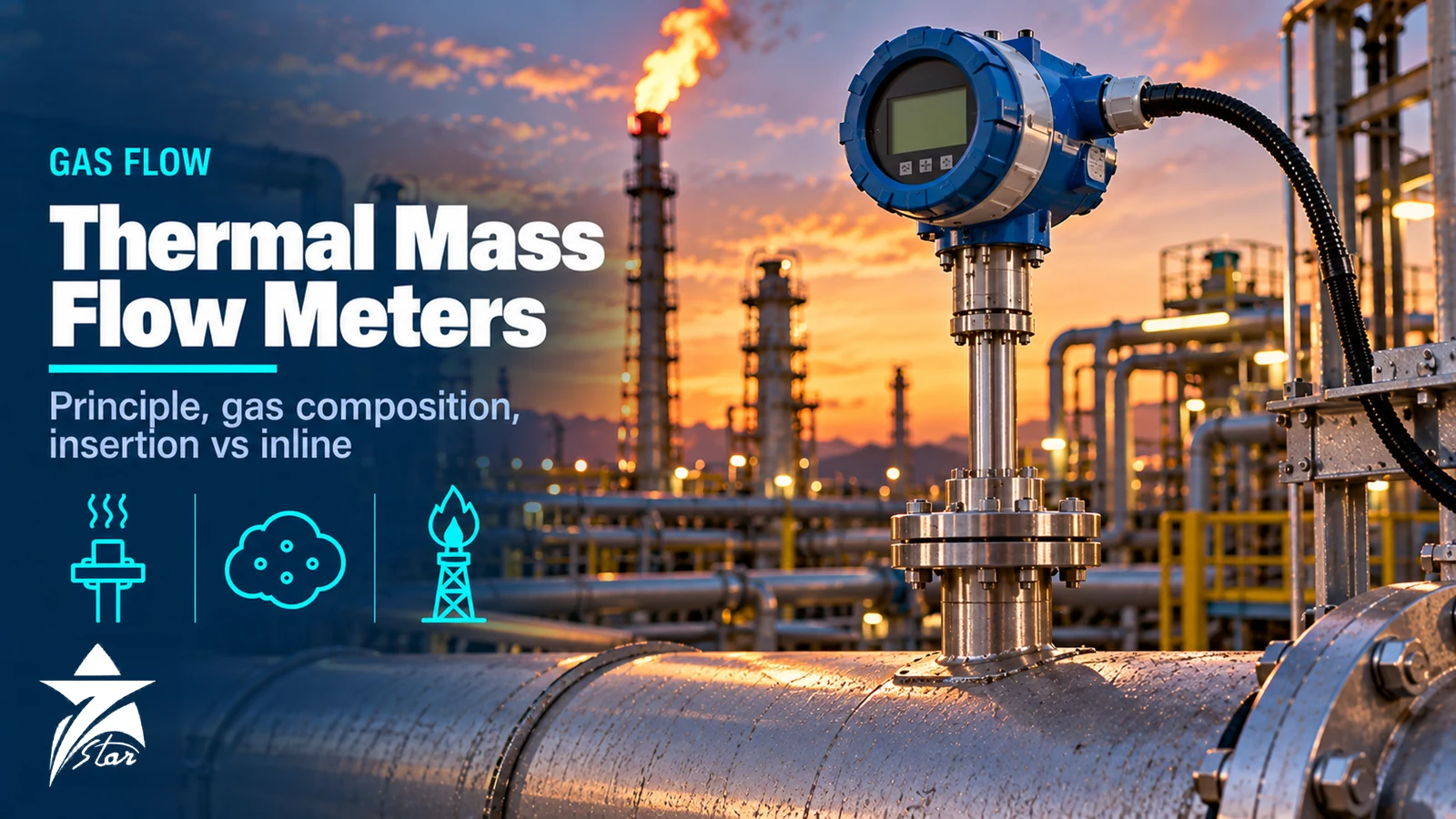 Thermal Mass Flow Meters for Air, Gas and Flare Lines - Seven Star LLC