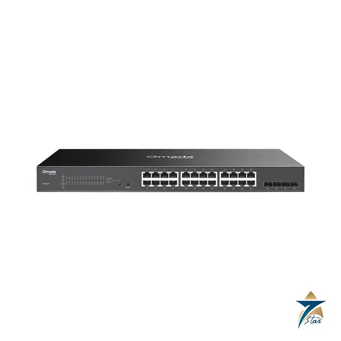 tplink-sg2428p TP-Link Omada SG2428P 28-port gigabit switch with 24 PoE+ ports