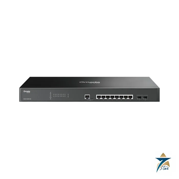 tplink-sg3210xhp-m2 TP-Link Omada SG3210XHP-M2 switch with eight 2.5G PoE+ ports and two SFP+ slots