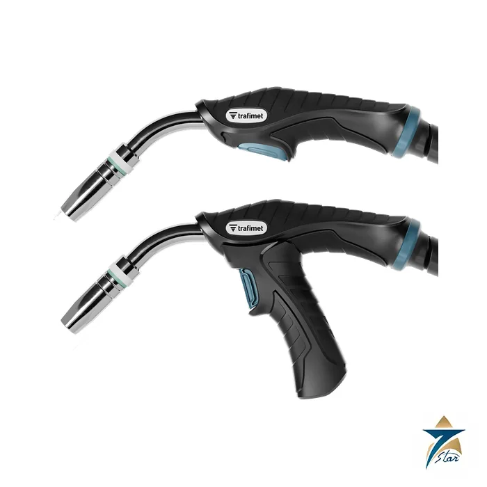 Trafimet ERGOPLUS 25 gas-cooled MIG torch with and without pistol grip Trafimet ERGOPLUS 25 gas-cooled MIG torch with and without pistol grip