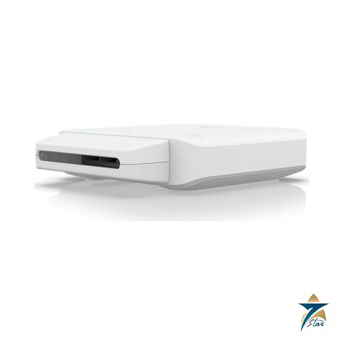Ubiquiti USW-Flex UniFi 5-port PoE switch, top view Ubiquiti USW-Flex UniFi 5-port PoE switch, top view