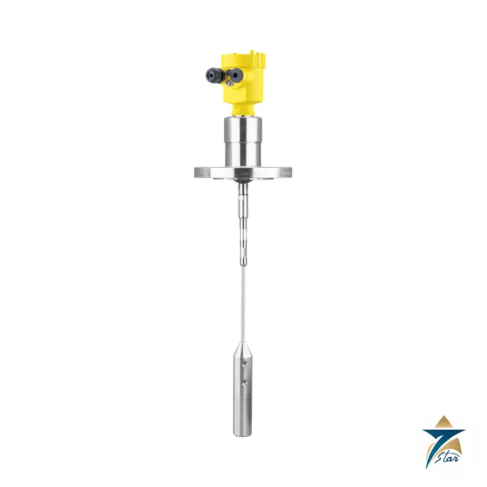 VEGA VEGAFLEX 82 guided wave radar level sensor with flange process fitting and long cable probe (family image)
