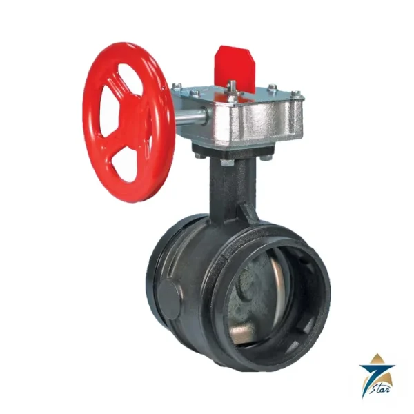 Victaulic FireLock Series 705 butterfly valve with handwheel actuator