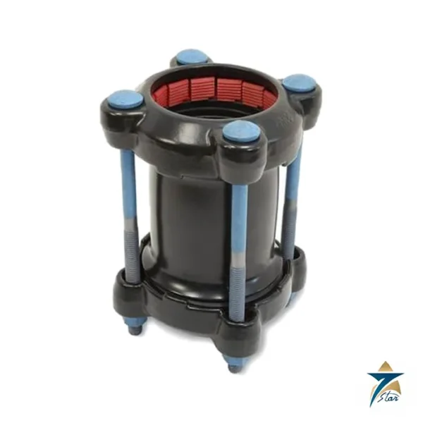 Viking Johnson AquaGrip restrained coupling for PE pipe