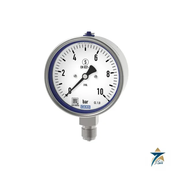 WIKA 232.30 / 233.30 Safety Pattern Bourdon Tube Pressure Gauge Supplied by Seven Star LLC