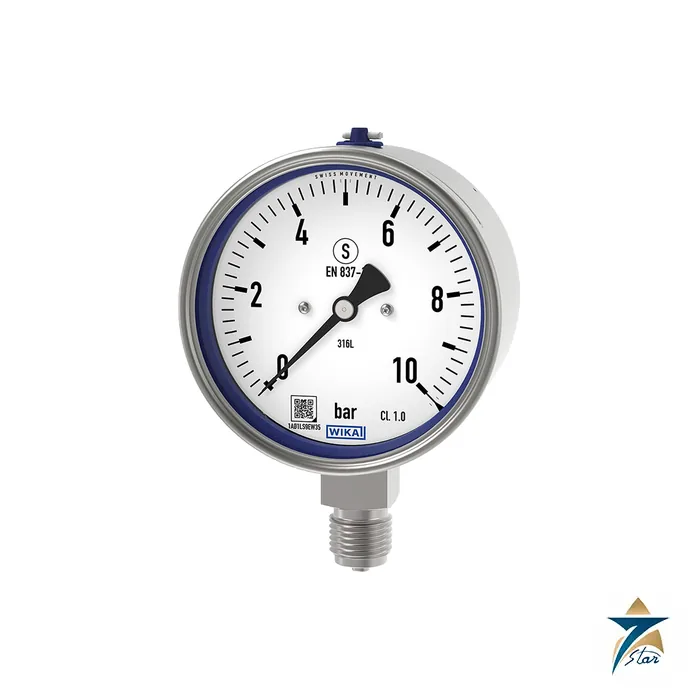 WIKA 232.30 / 233.30 Safety Pattern Bourdon Tube Pressure Gauge Supplied by Seven Star LLC