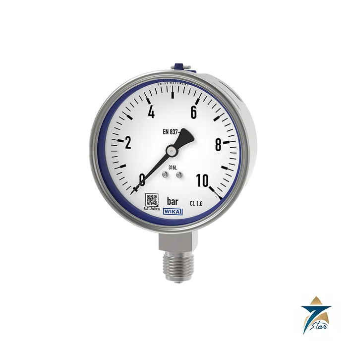 WIKA 232.50 Stainless Steel Bourdon Tube Pressure Gauge WIKA 232.50 Stainless Steel Bourdon Tube Pressure Gauge Supplied by Seven Star LLC