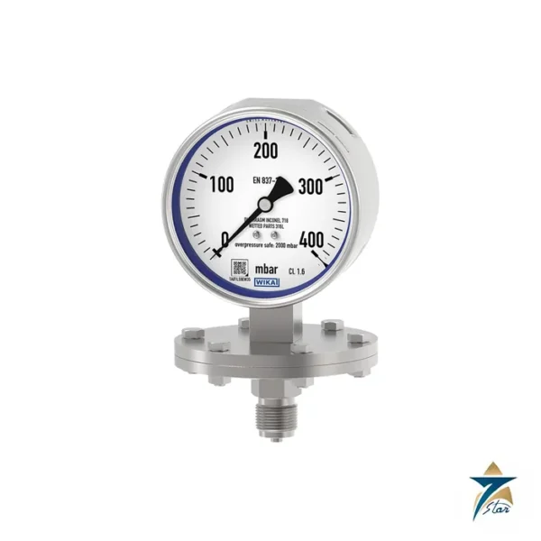 WIKA 432.50 Stainless Steel Diaphragm Pressure Gauge Supplied by Seven Star LLC