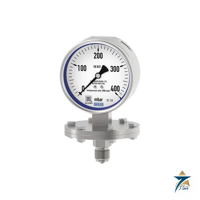 WIKA 432.50 Stainless Steel Diaphragm Pressure Gauge WIKA 432.50 Stainless Steel Diaphragm Pressure Gauge Supplied by Seven Star LLC
