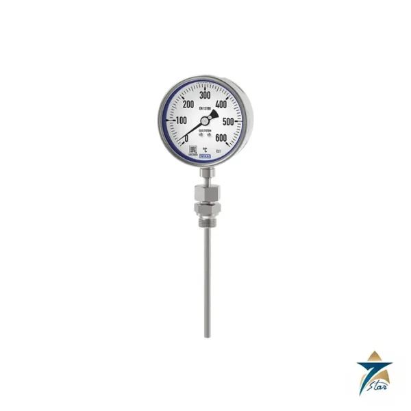 WIKA 73 Gas-Actuated Dial Thermometer, Stainless Steel Supplied by Seven Star LLC