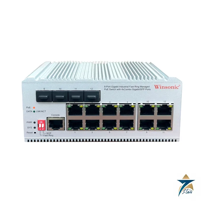 winsonic-ne11003-20844b Winsonic NE11003-20844B managed PoE industrial switch