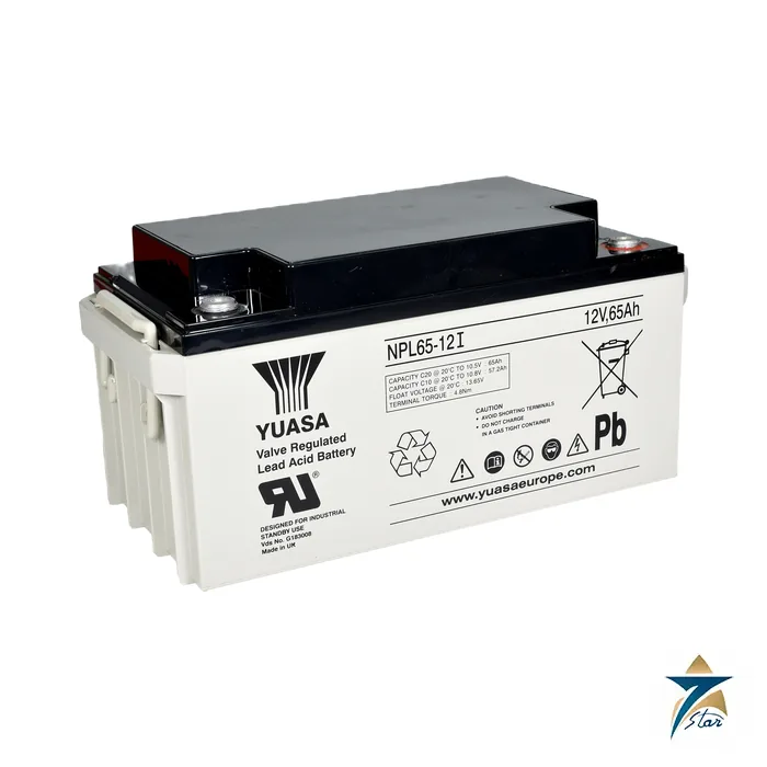 yuasa-npl65 Yuasa NPL65-12I 12V 65Ah AGM VRLA battery