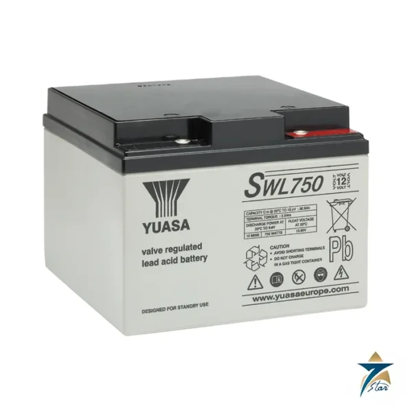 Yuasa SWL750 12V 25Ah AGM battery