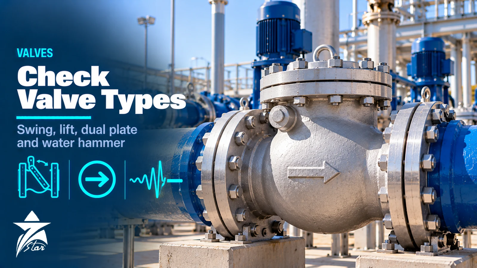 Check Valve Types: Swing, Lift, Dual Plate, Nozzle - Seven Star LLC