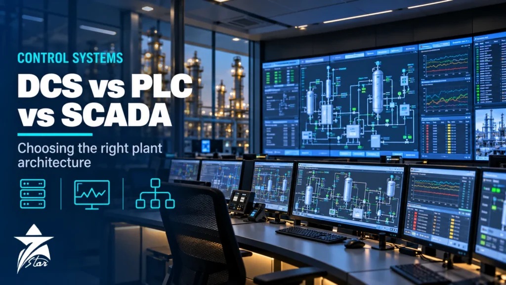 DCS vs PLC vs SCADA: Choosing the Architecture - Seven Star LLC