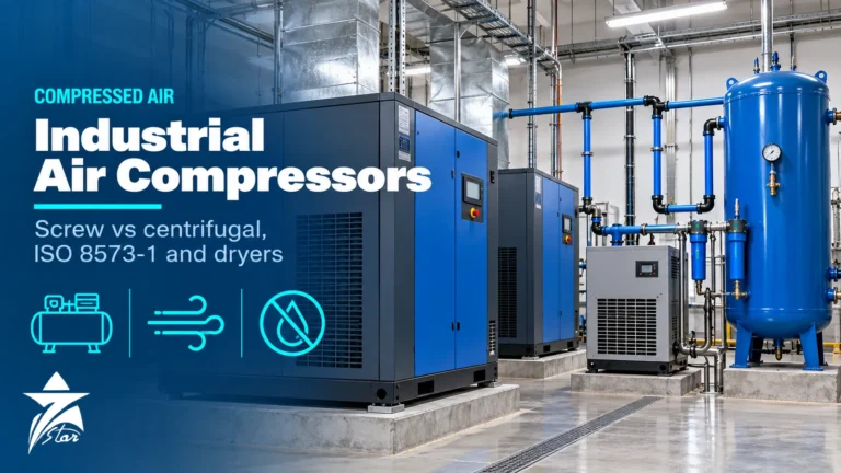 Industrial Air Compressors: Types, Air Quality, Dryers - Seven Star LLC