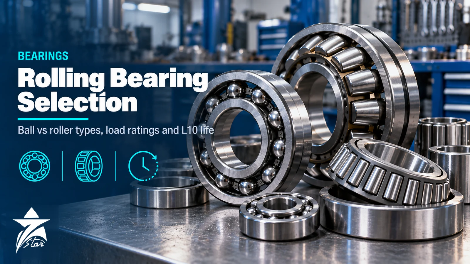 Rolling Bearing Selection: Types, Ratings and L10 Life - Seven Star LLC