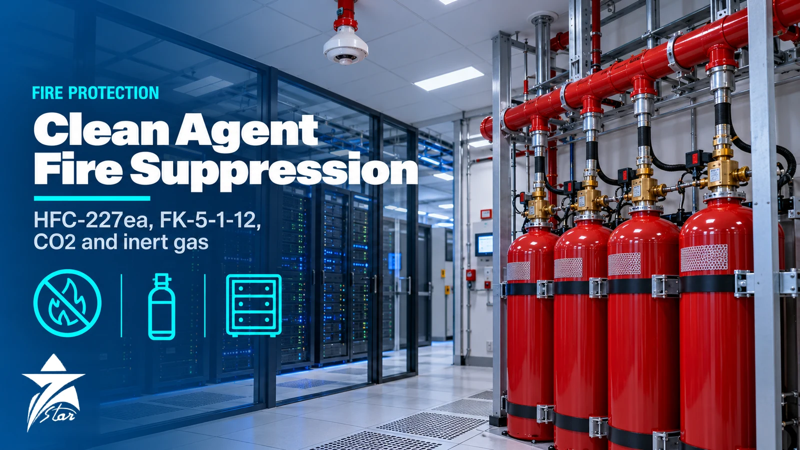 Clean Agent Fire Suppression: FM-200, Novec, CO2, Inert Gas - Seven Star LLC