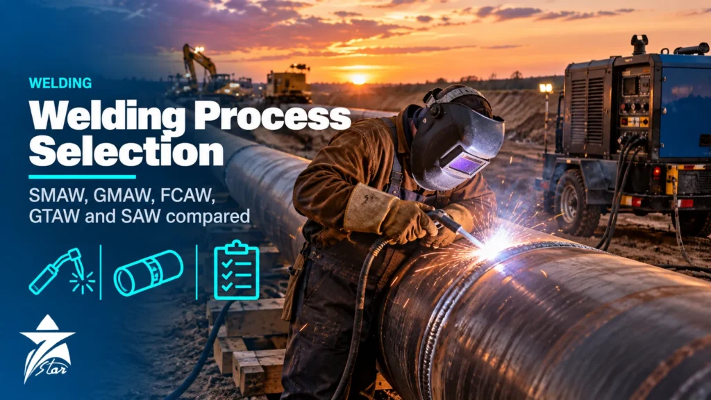 Welding Process Selection: SMAW to SAW Compared - Seven Star LLC